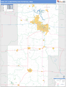 Iowa City Metro Area Digital Map Basic Style